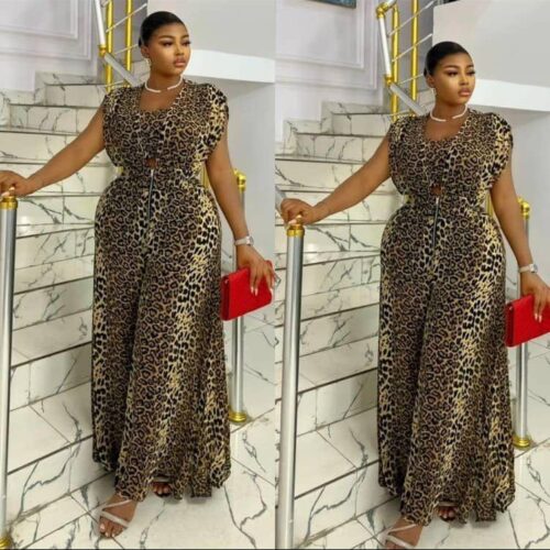 jumpsuit leopard