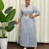 gray linin dress