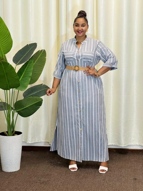 gray linin dress