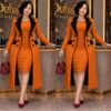 orange costume cotton