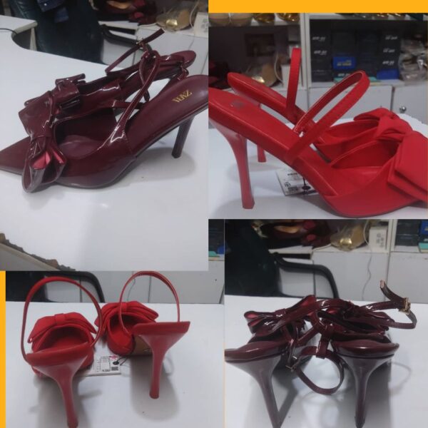 high hills red shoes