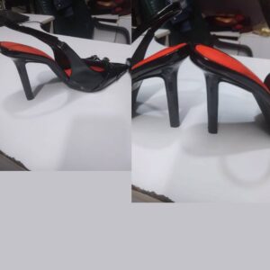 high hills black shoes
