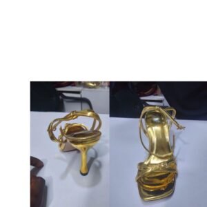 gold women's shoes