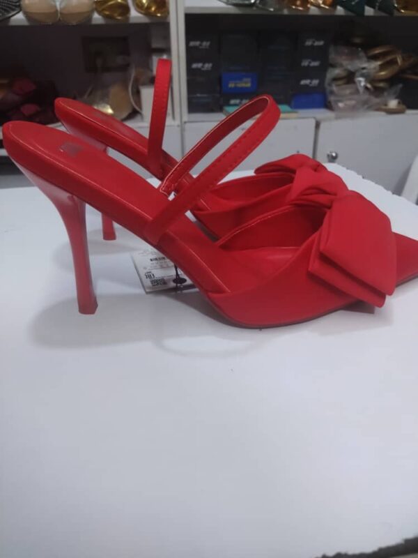 high hills red shoes
