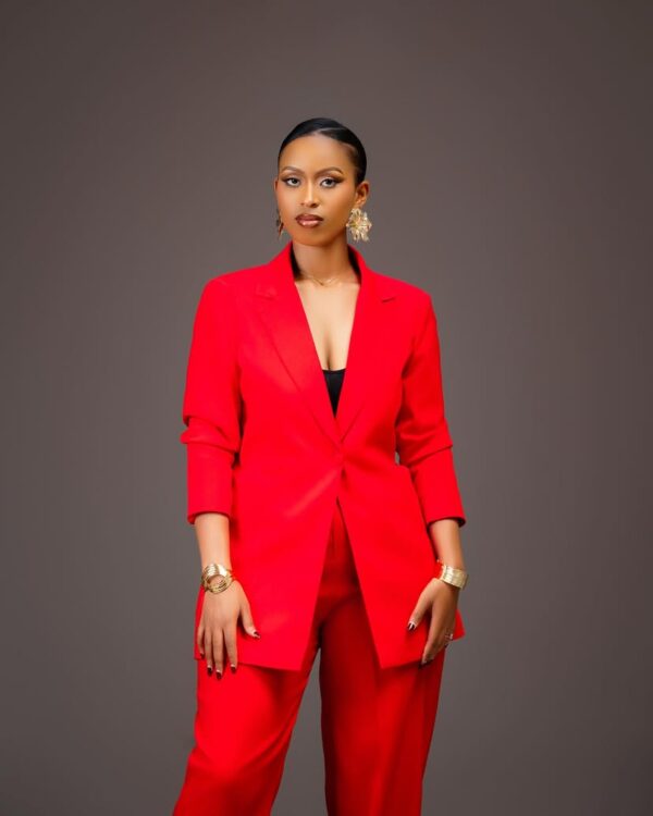 red suit