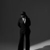 black suit