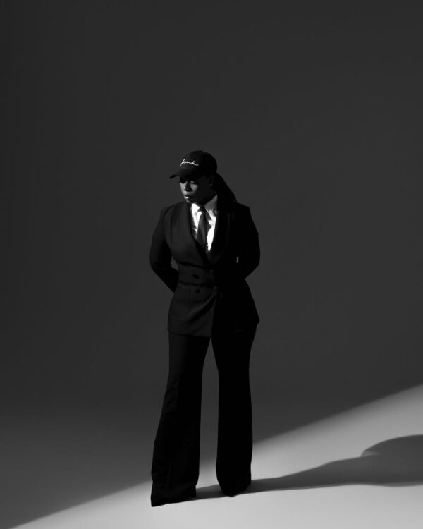 black suit