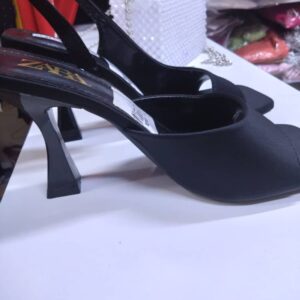 high hills black shoes