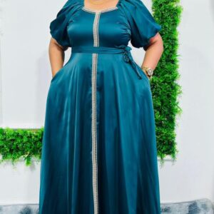 blue dark dress
