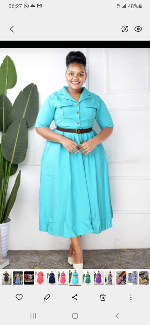 bluesel dress