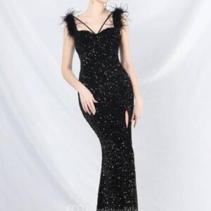 black dress