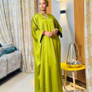 green dress