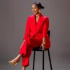 red suit