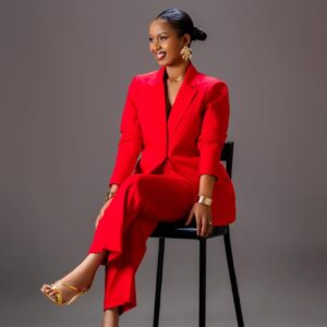 red suit
