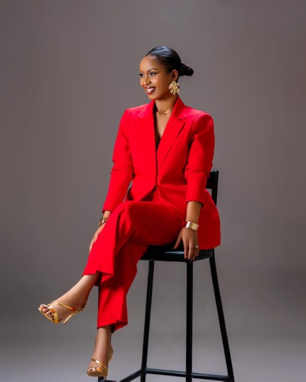 red suit