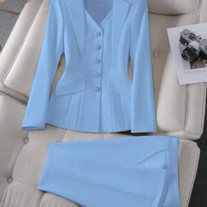 sky blue costume